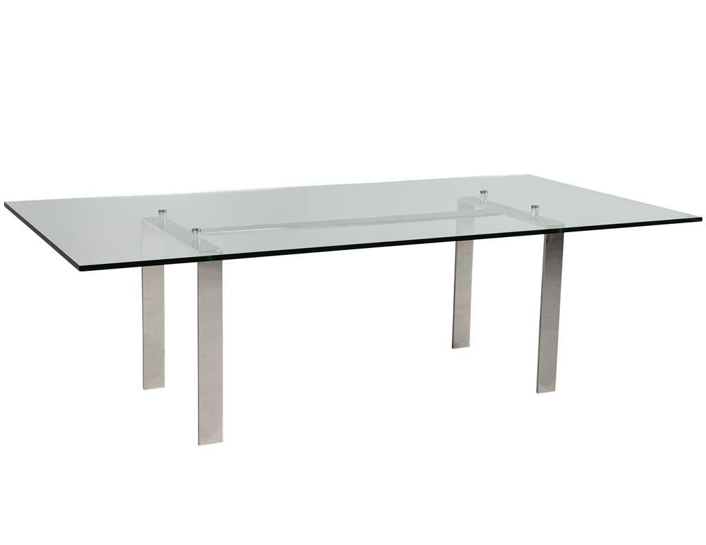 Stainless Steel Ralph Lauren Langham Desk