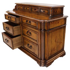 Vintage Ralph Lauren Large Colonial Pine Multidraw Server Dresser Cabinet Sideboard