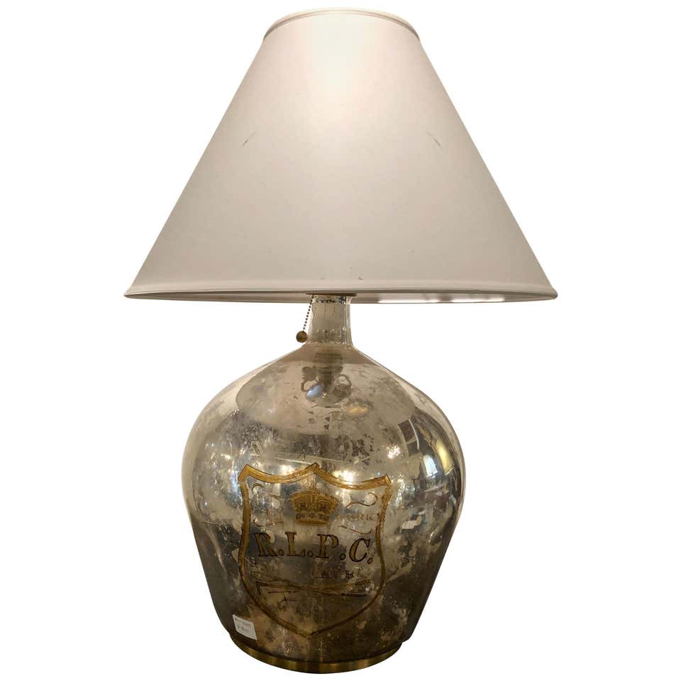Ralph Lauren Large Mercury Glass Table Lamp at 1stDibs