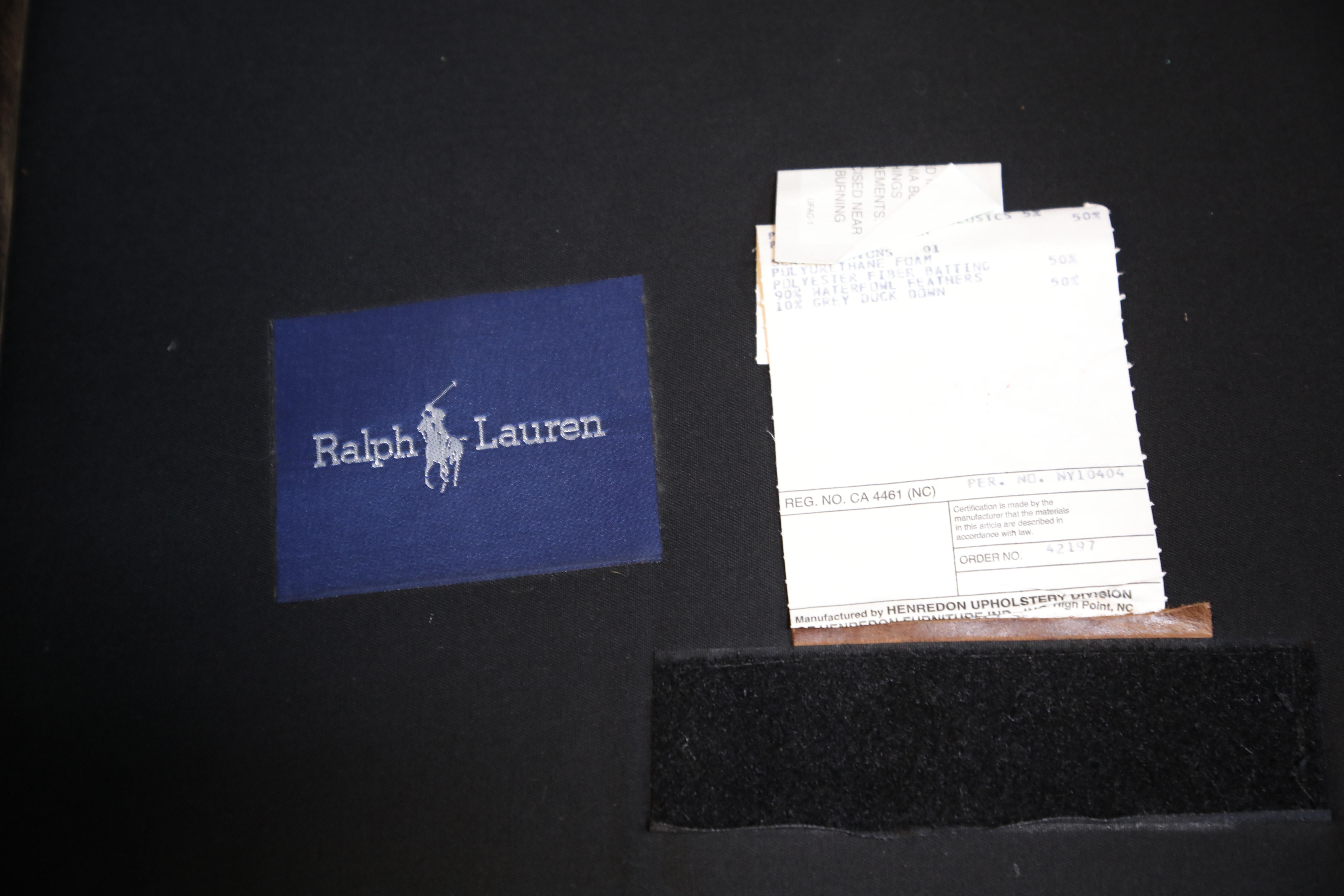 Modern Ralph Lauren Leather and Mahogany 