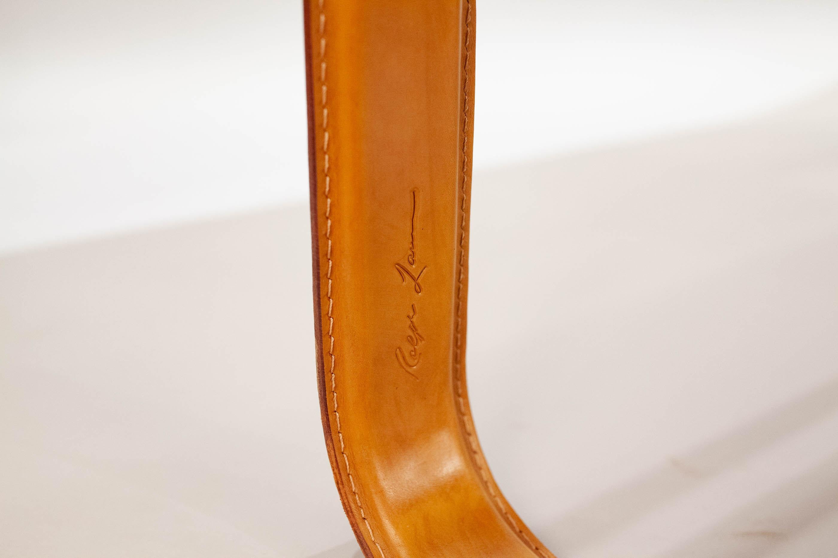 Ralph Lauren Leather and Wood Desk 2