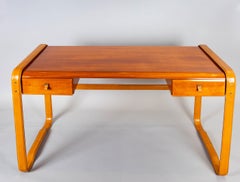 Ralph Lauren Leather and Wood Desk