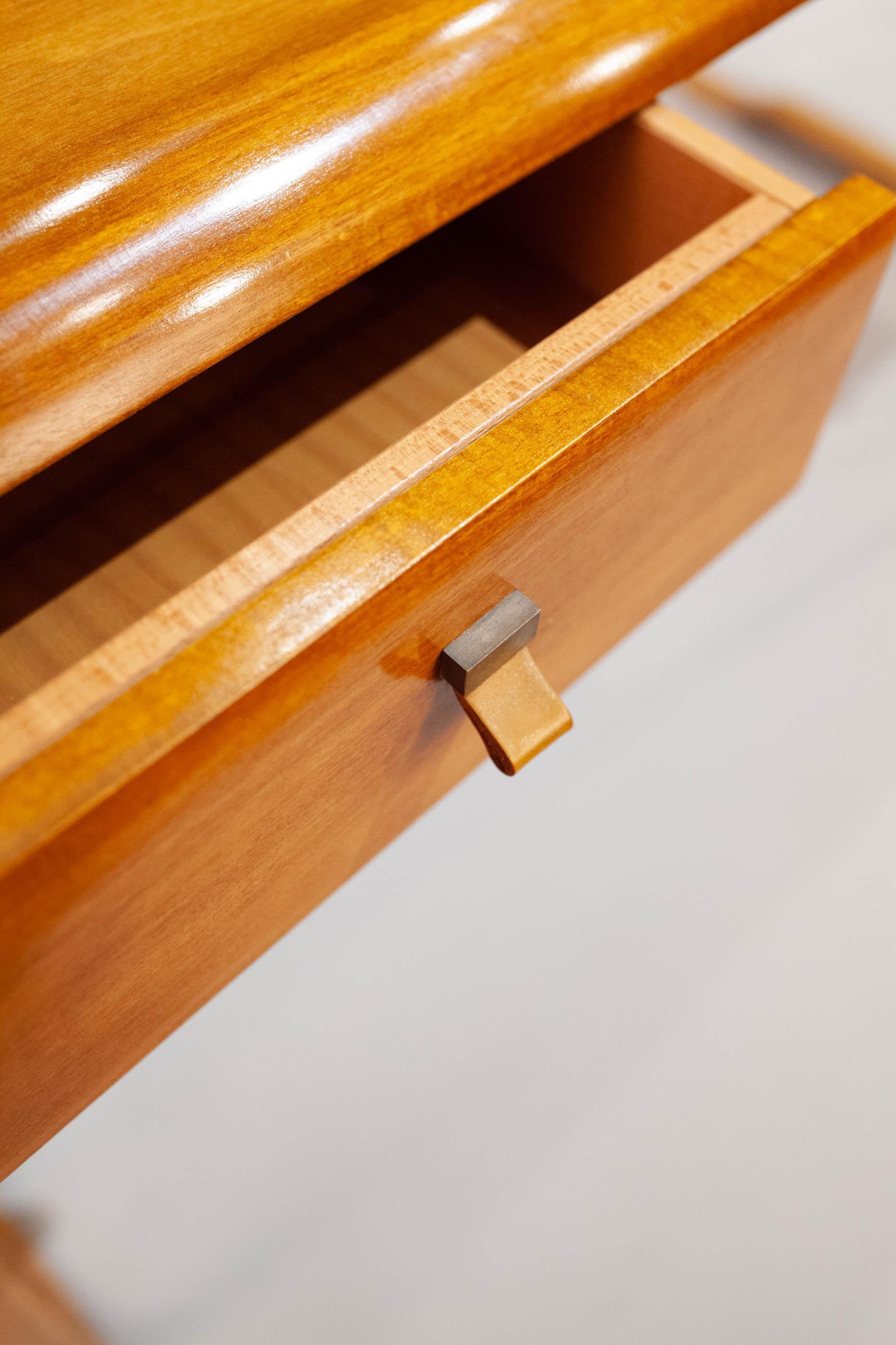 American Ralph Lauren Leather and Wood Desk