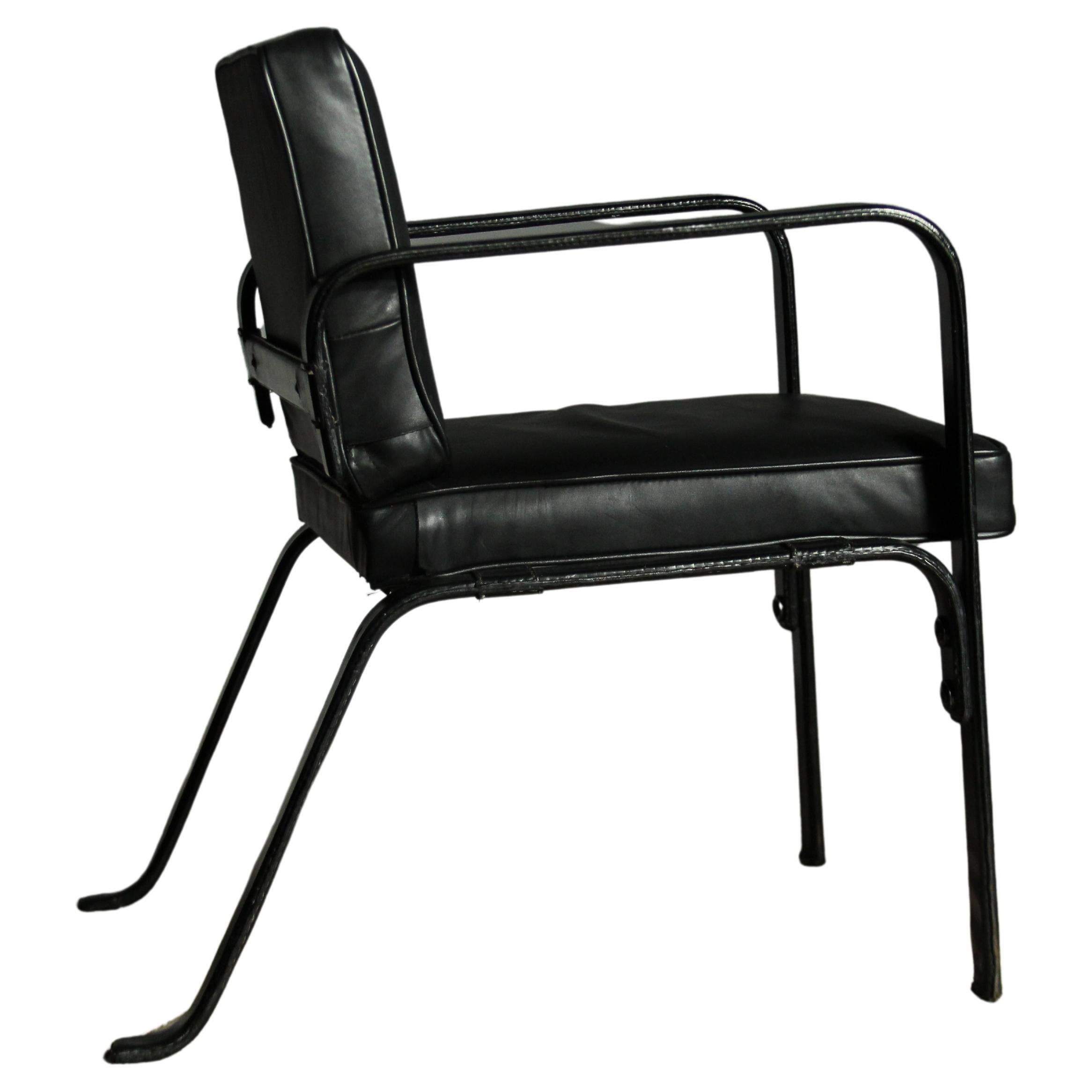 Ralph Lauren Leather Wrapped "Cliff House" Desk Chair, 2000s