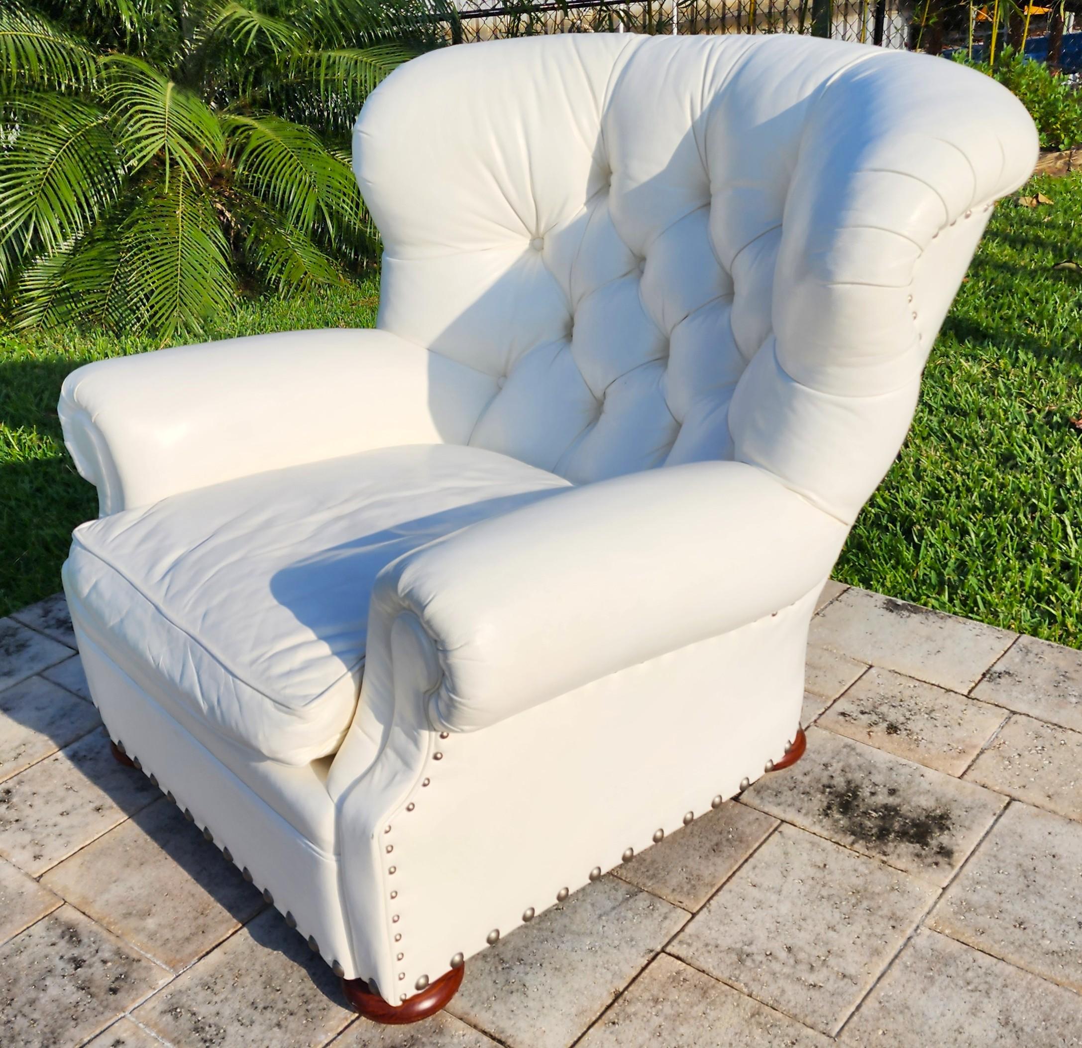 Sillón de cuero Ralph Lauren para escritores en venta 4