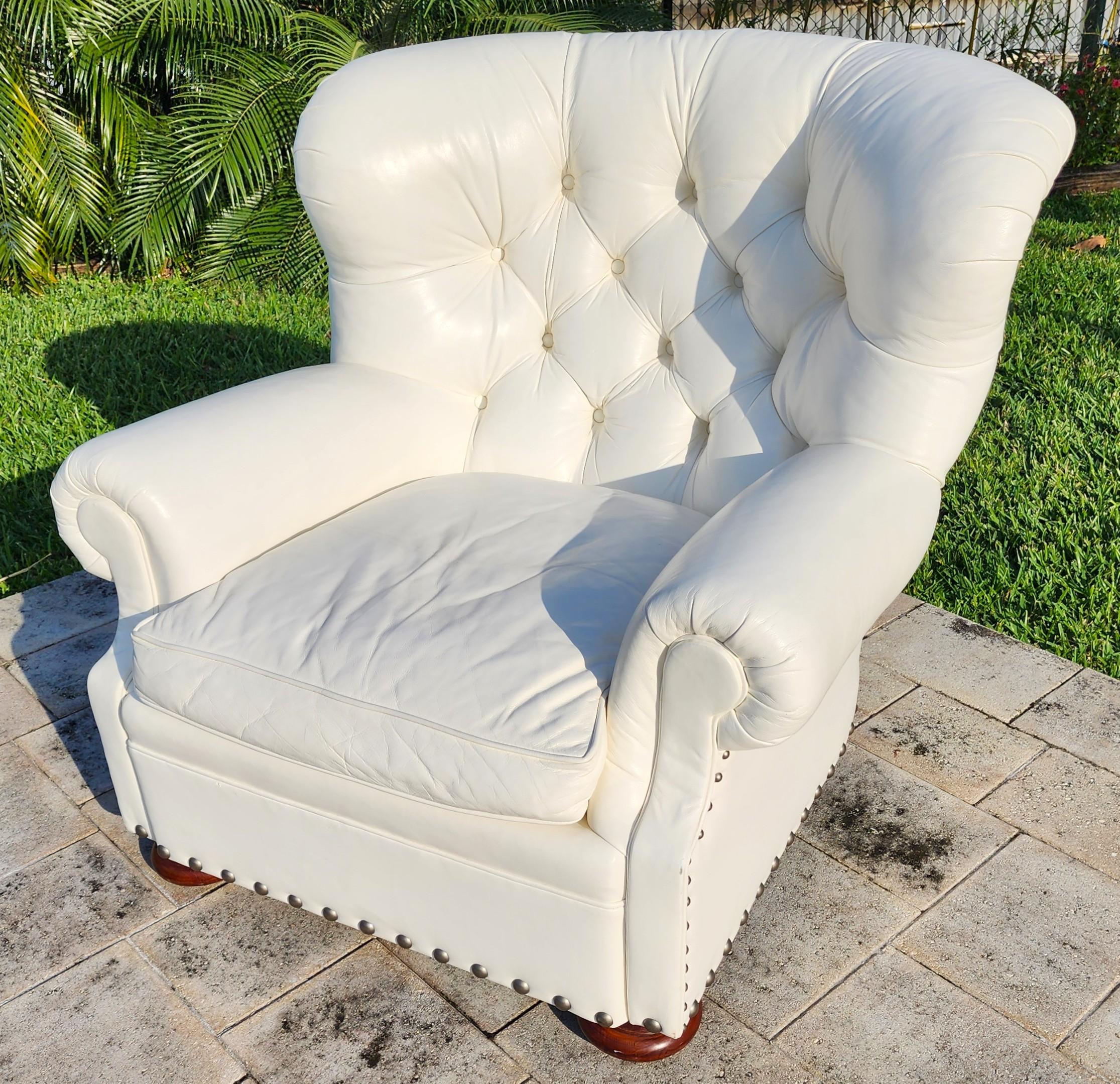 Sillón de cuero Ralph Lauren para escritores en venta 5