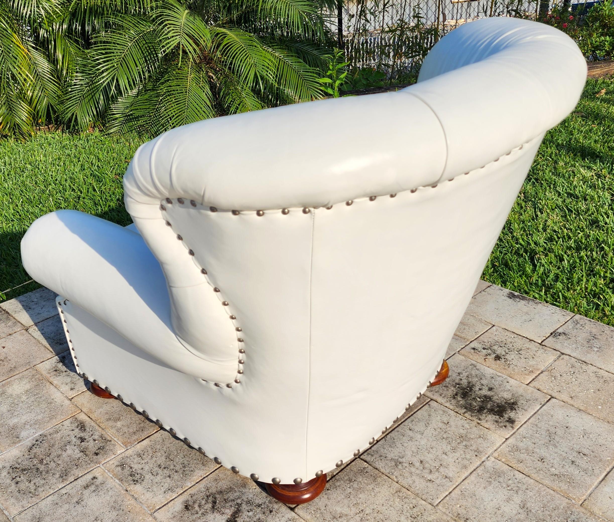 Sillón de cuero Ralph Lauren para escritores en venta 2