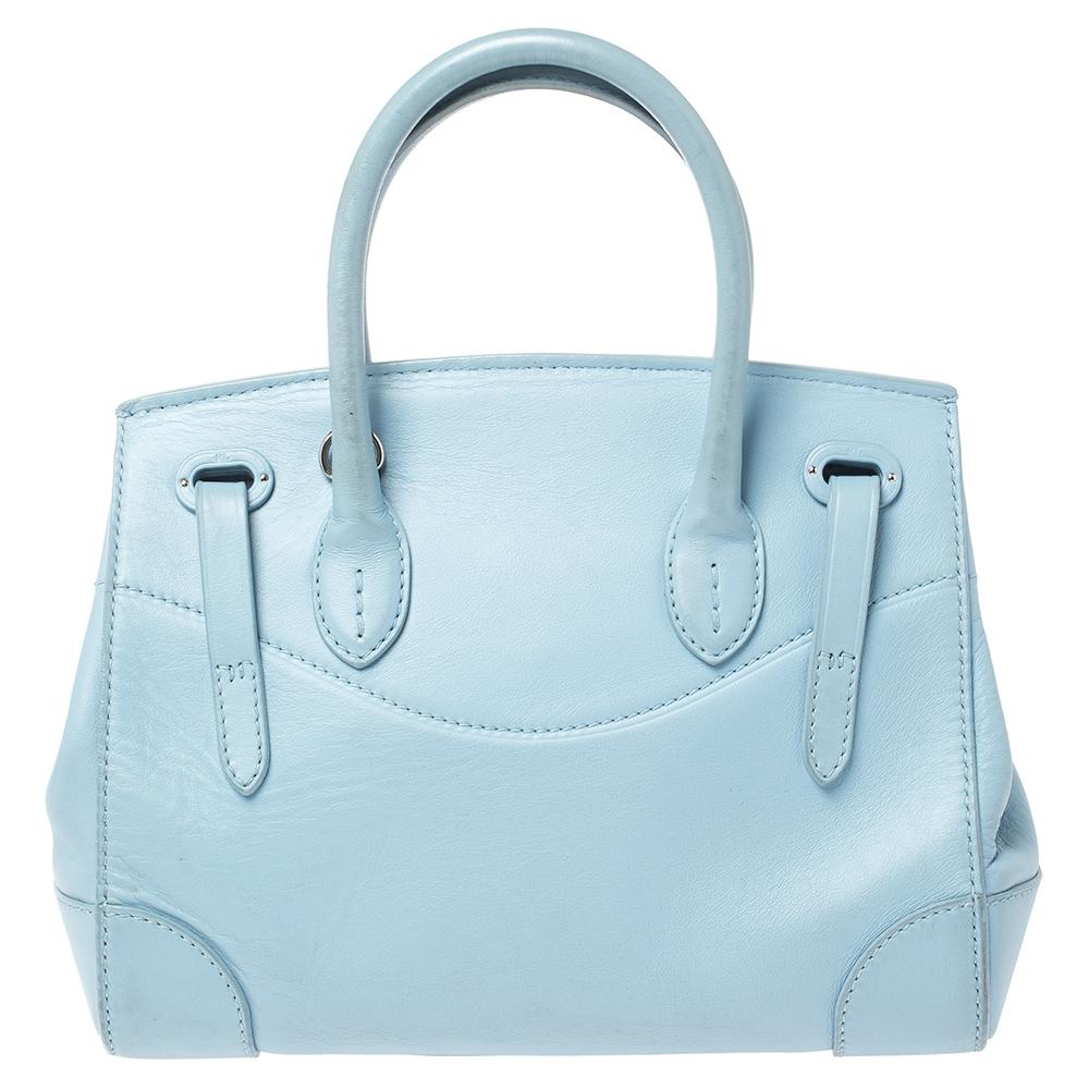 light blue designer bag