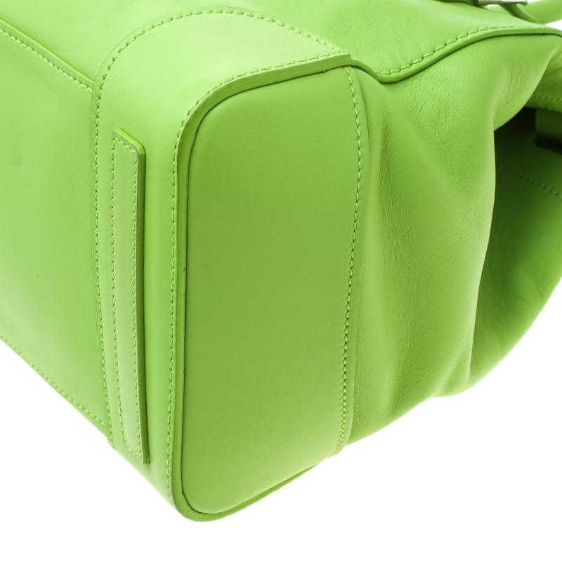 Ralph Lauren Light Green Soft Leather Ricky 33 Tote 5