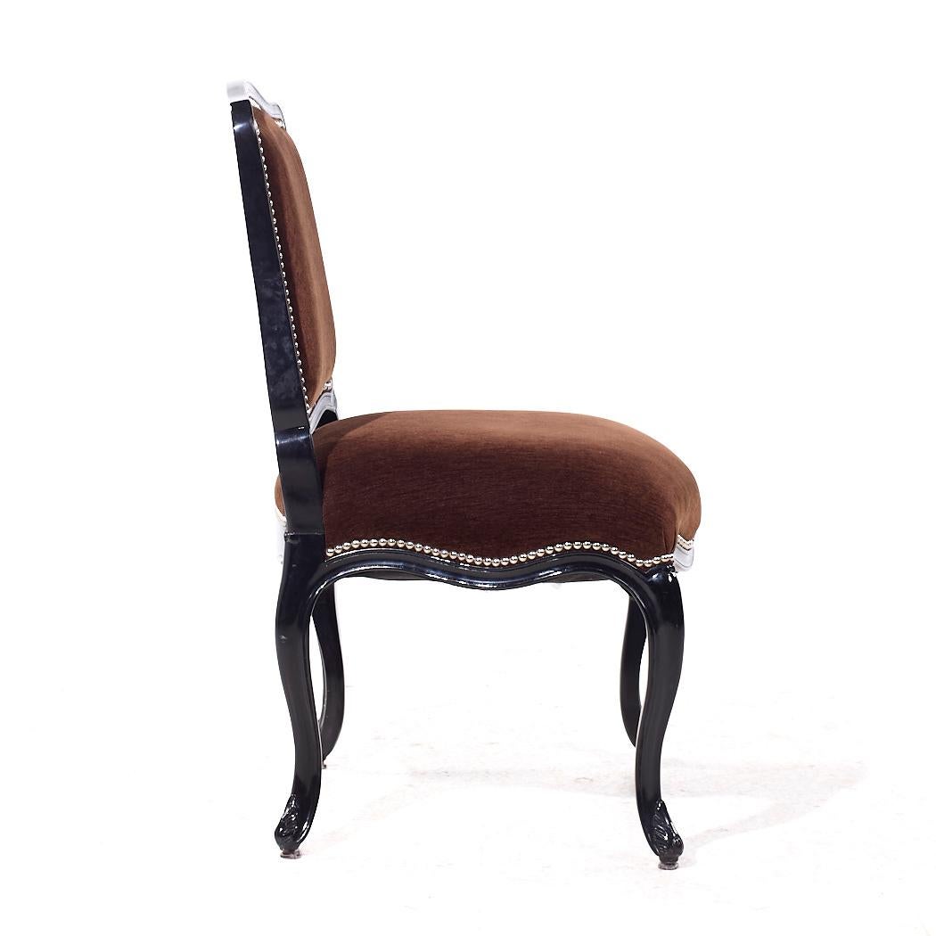 Ralph Lauren Louis XV Occasional Lounge Chairs - Pair For Sale 4