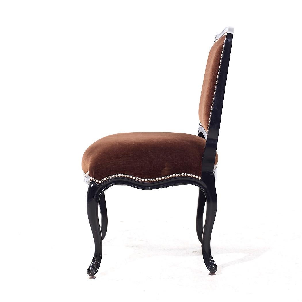 Ralph Lauren Louis XV Occasional Lounge Chairs - Pair For Sale 5