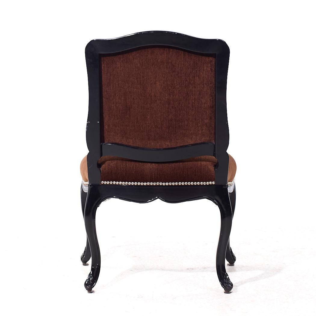 Ralph Lauren Louis XV Occasional Lounge Chairs - Pair For Sale 2
