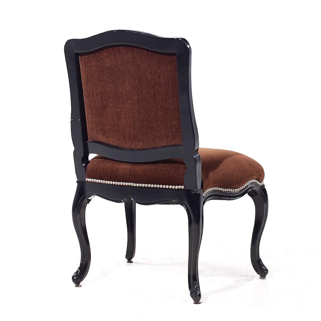 Ralph Lauren Louis XV Occasional Lounge Chairs - Pair For Sale 3
