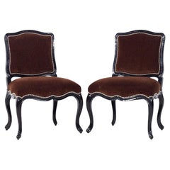 Ralph Lauren Louis XV Occasional Lounge Chairs - Pair