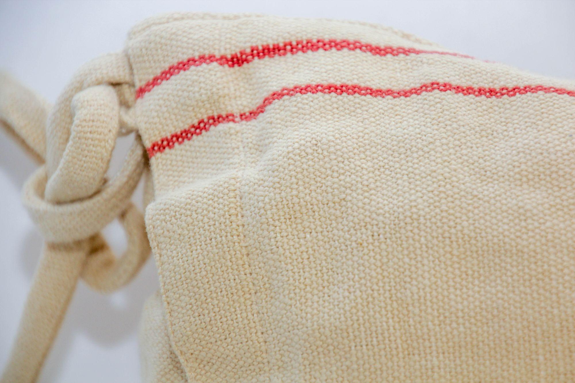Lendenkissen in rechteckiger Form aus französischem Getreide-Sack von Ralph Lauren (Baumwolle) im Angebot