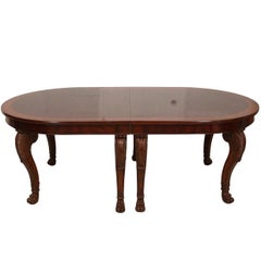 Ralph Lauren Mahogany Traditional Extendable Dining Table