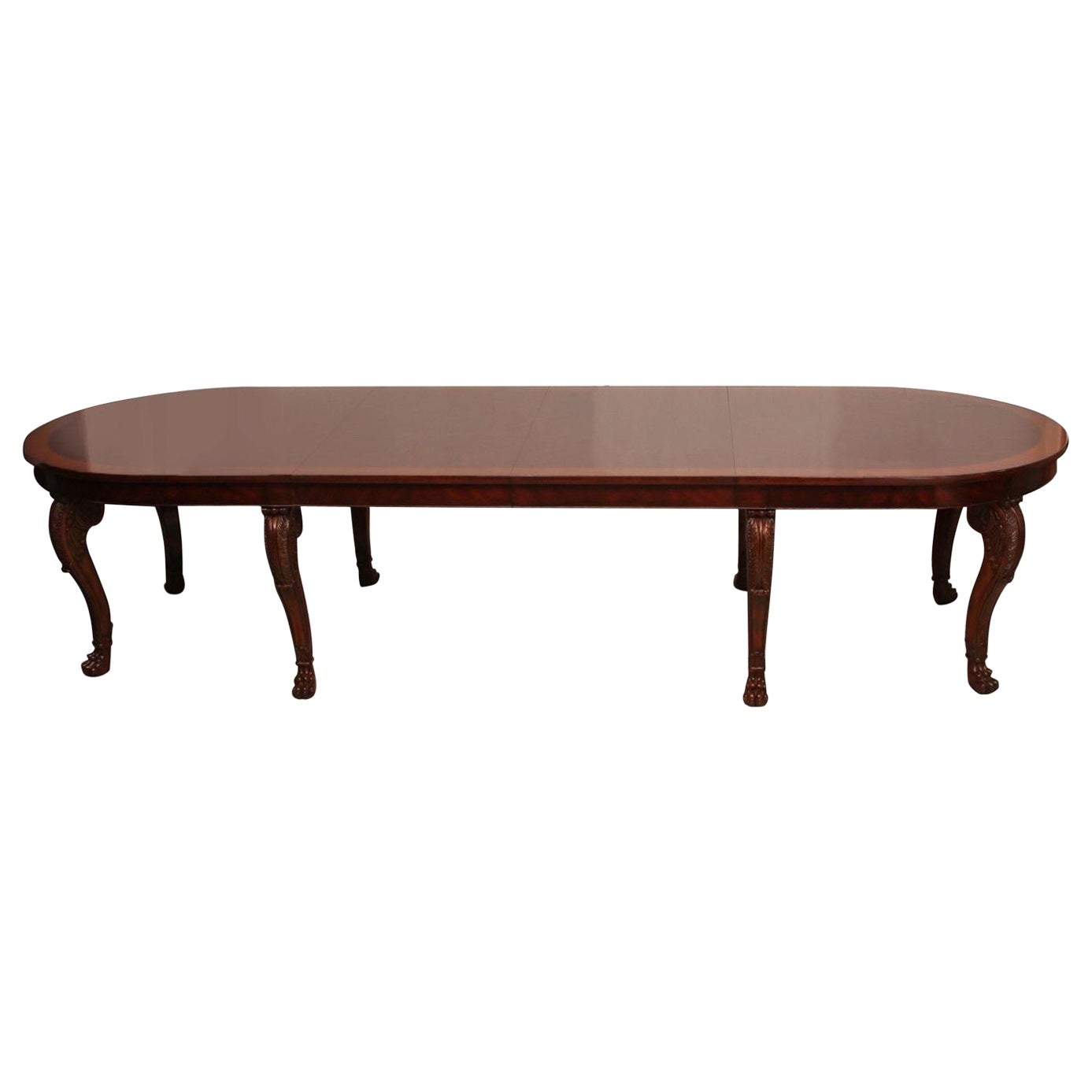 Ralph Lauren Mahogany Traditional Extendable Dining Table