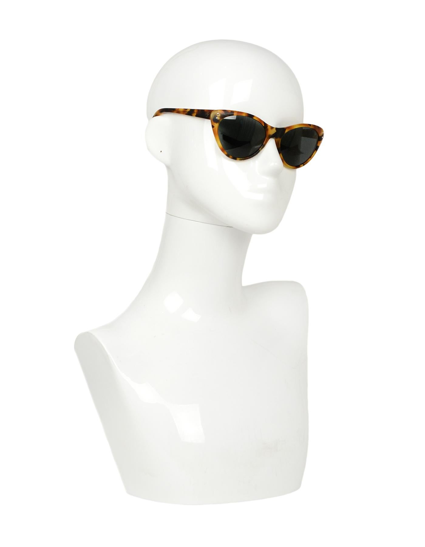 Ralph Lauren Matte Tortoise Cat Eye Sunglasses W Case For Sale At
