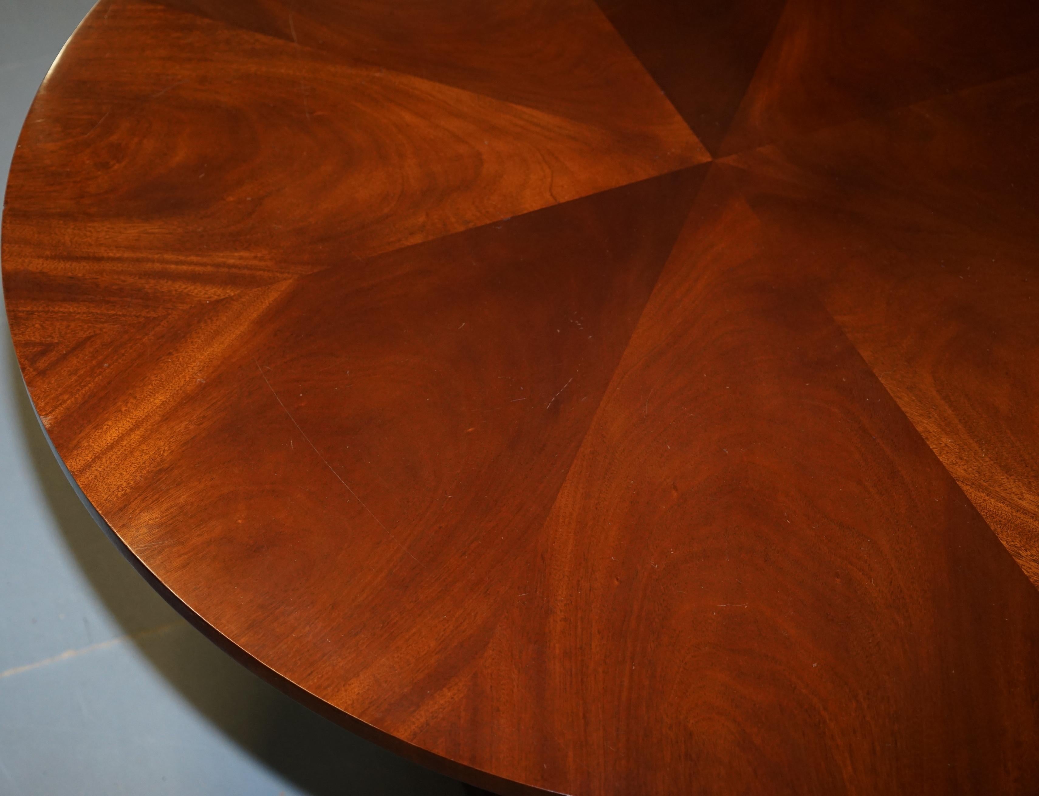 Ralph Lauren Mayfair Mahogany Centre Dining Occasional Round Table 1