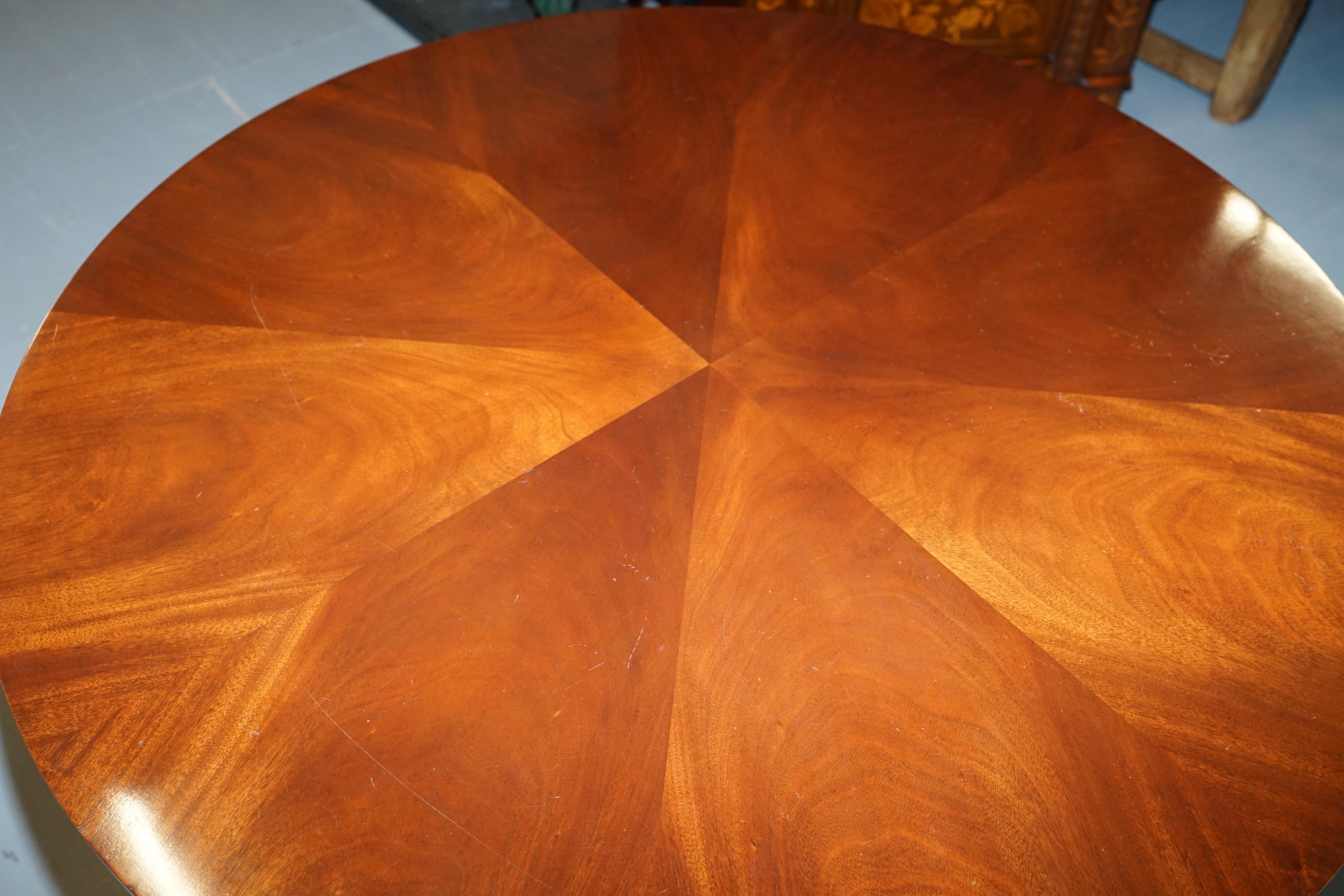 Ralph Lauren Mayfair Mahogany Centre Dining Occasional Round Table 3