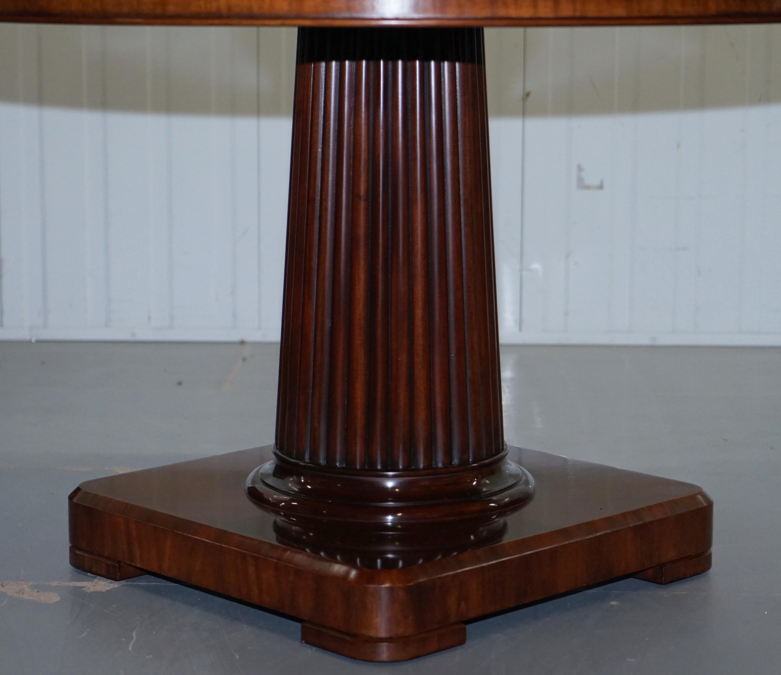 We are delighted to offer for sale this stunning Ralph Lauren Mayfair classic mahogany dining occasional centre table RRP £8000

The table is a very high-quality grade of mahogany, it has stunning patina throughout, the top is veneered in a sun