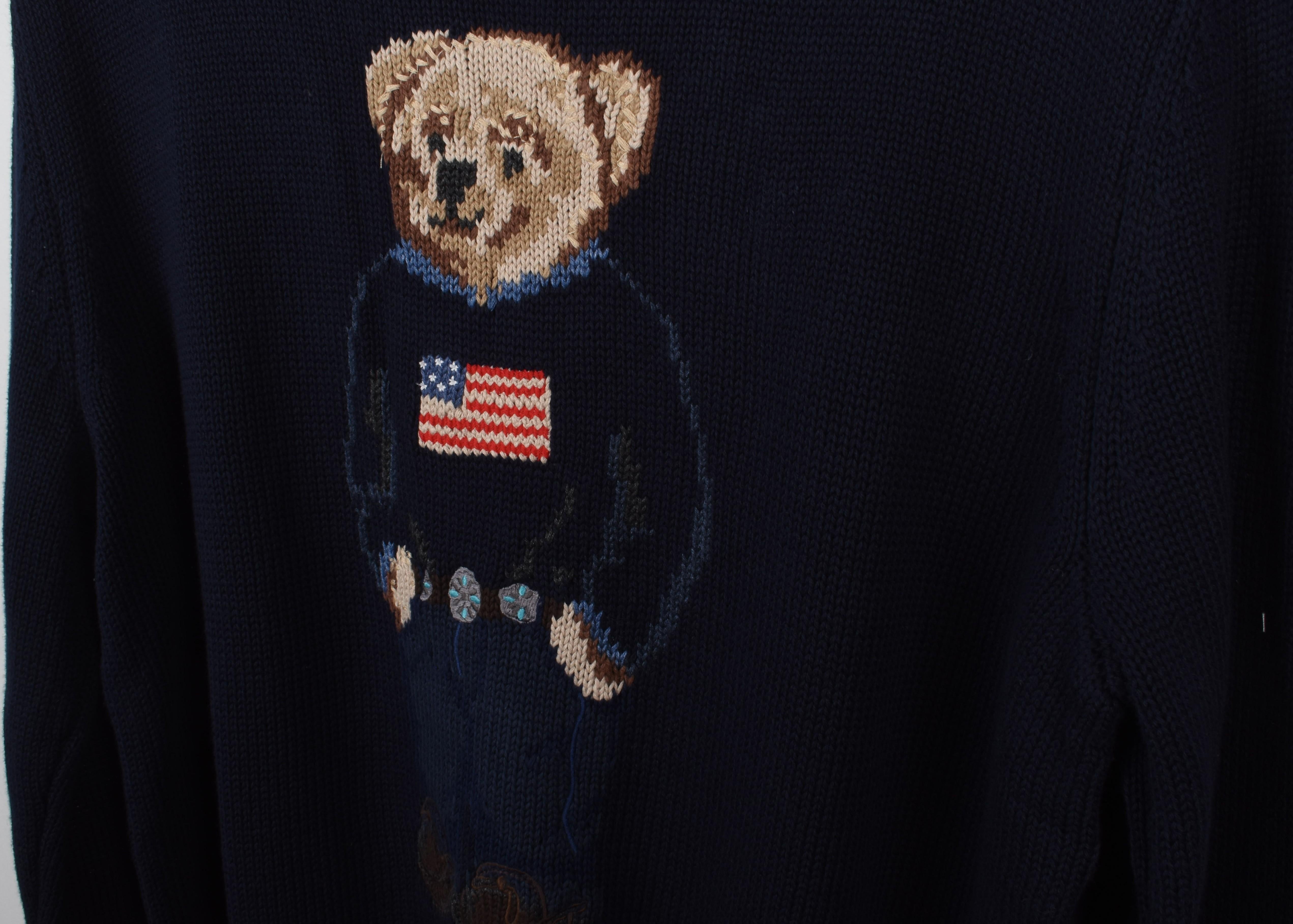 Jersey Ralph Lauren Hombre Oso de Punto Talla M en venta 1