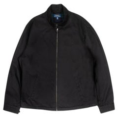 Ralph Lauren Men's Harrington Jacket Black Cotton XXL Italy
