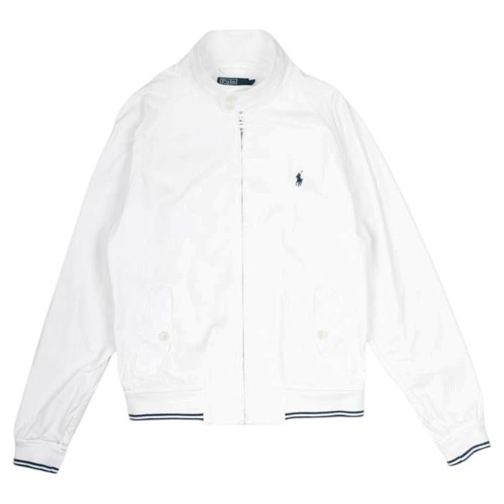 Veste Harrington Ralph Lauren pour homme, en coton blanc, taille M - Excellent état