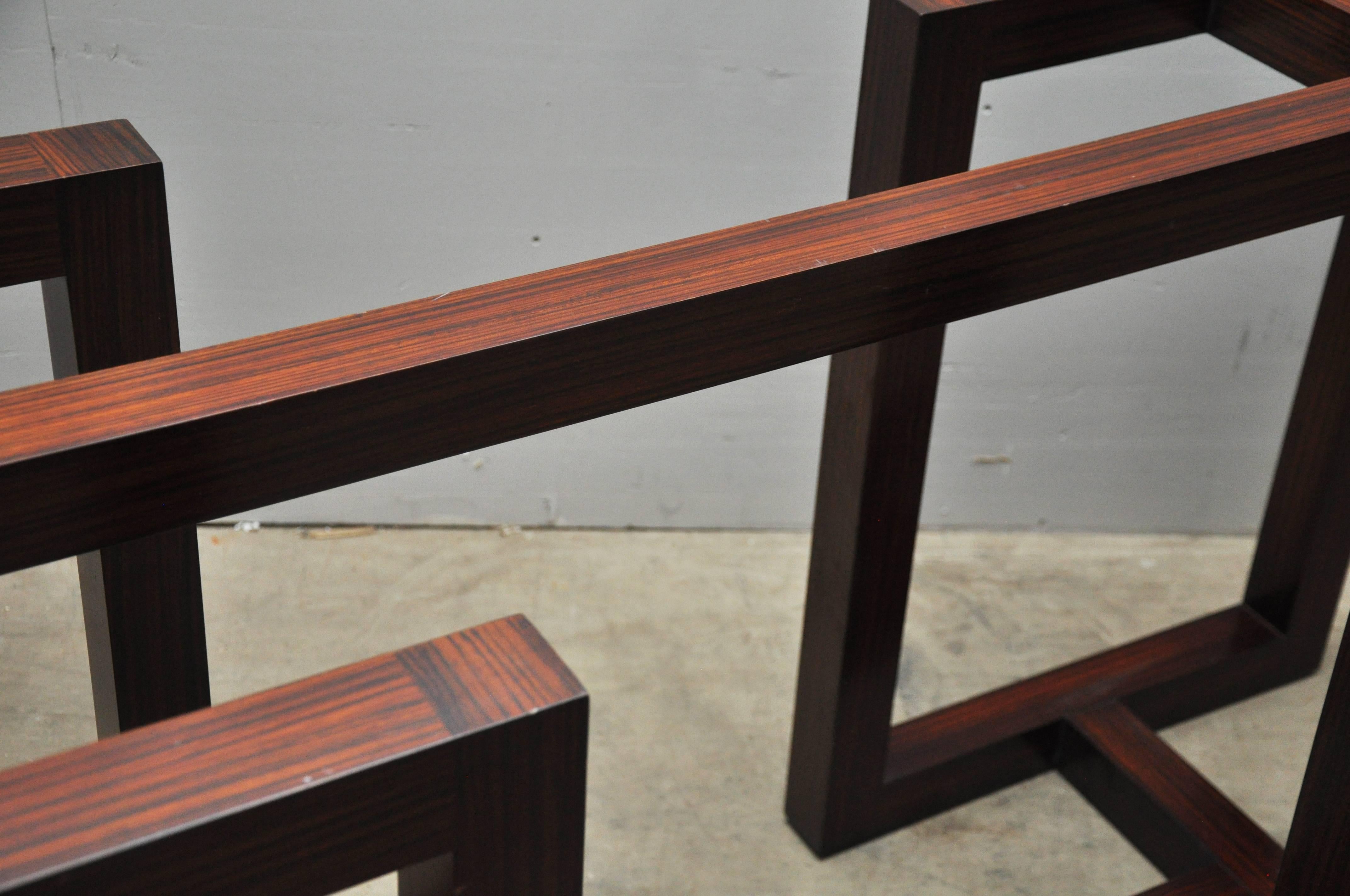 Contemporary Ralph Lauren Mercer Street Rosewood Dining Table Base