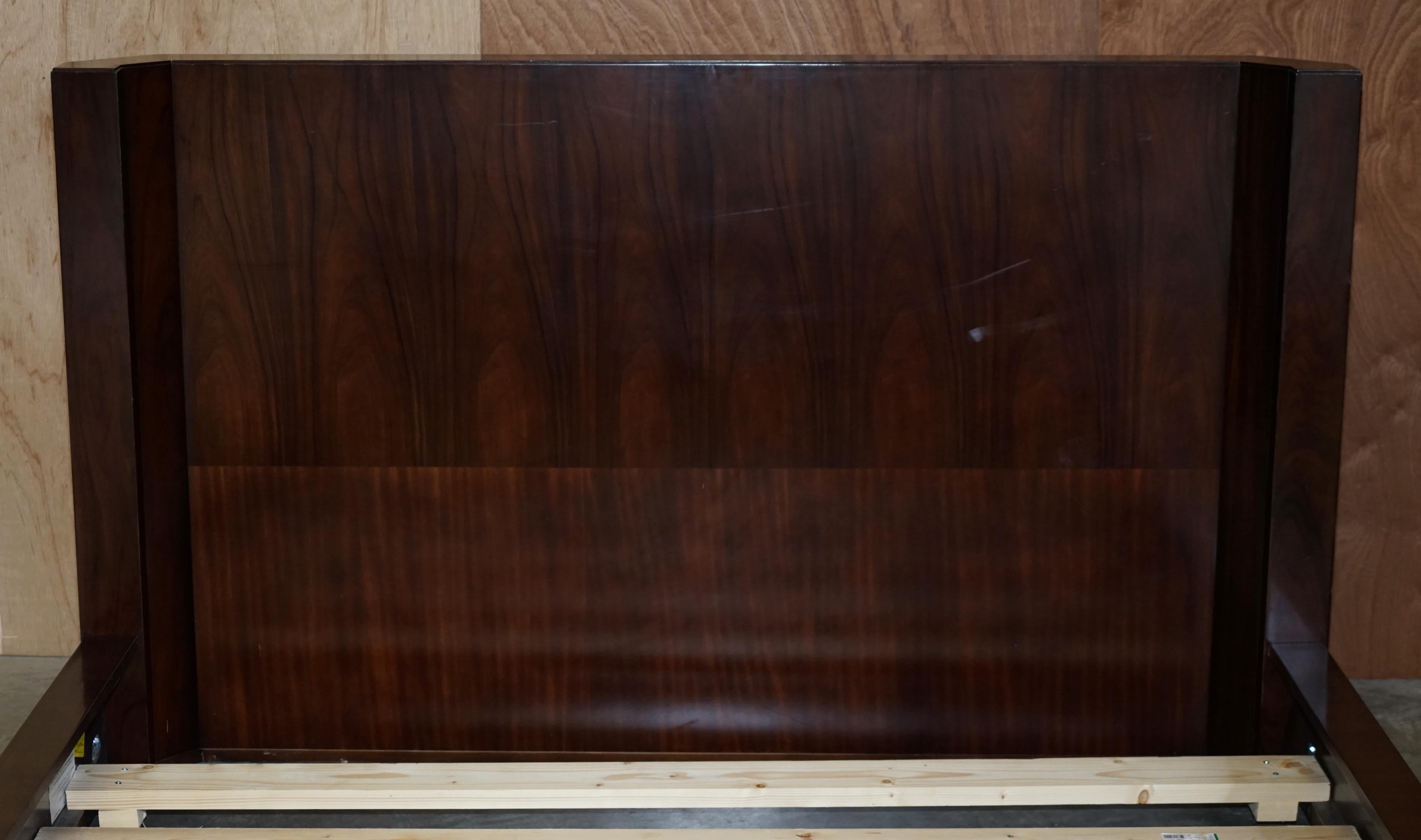 Art Deco Ralph Lauren Metropolitain American Hardwood UK Kingsize / US Queen Bed Frame