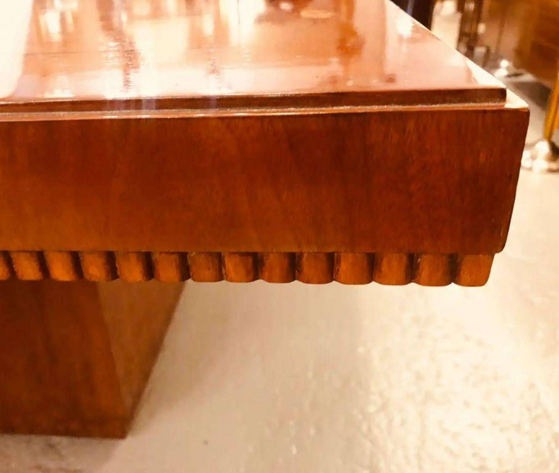 Ralph Lauren Modern Hollywood Dining Table Solid Wood Walnut Veneer 5