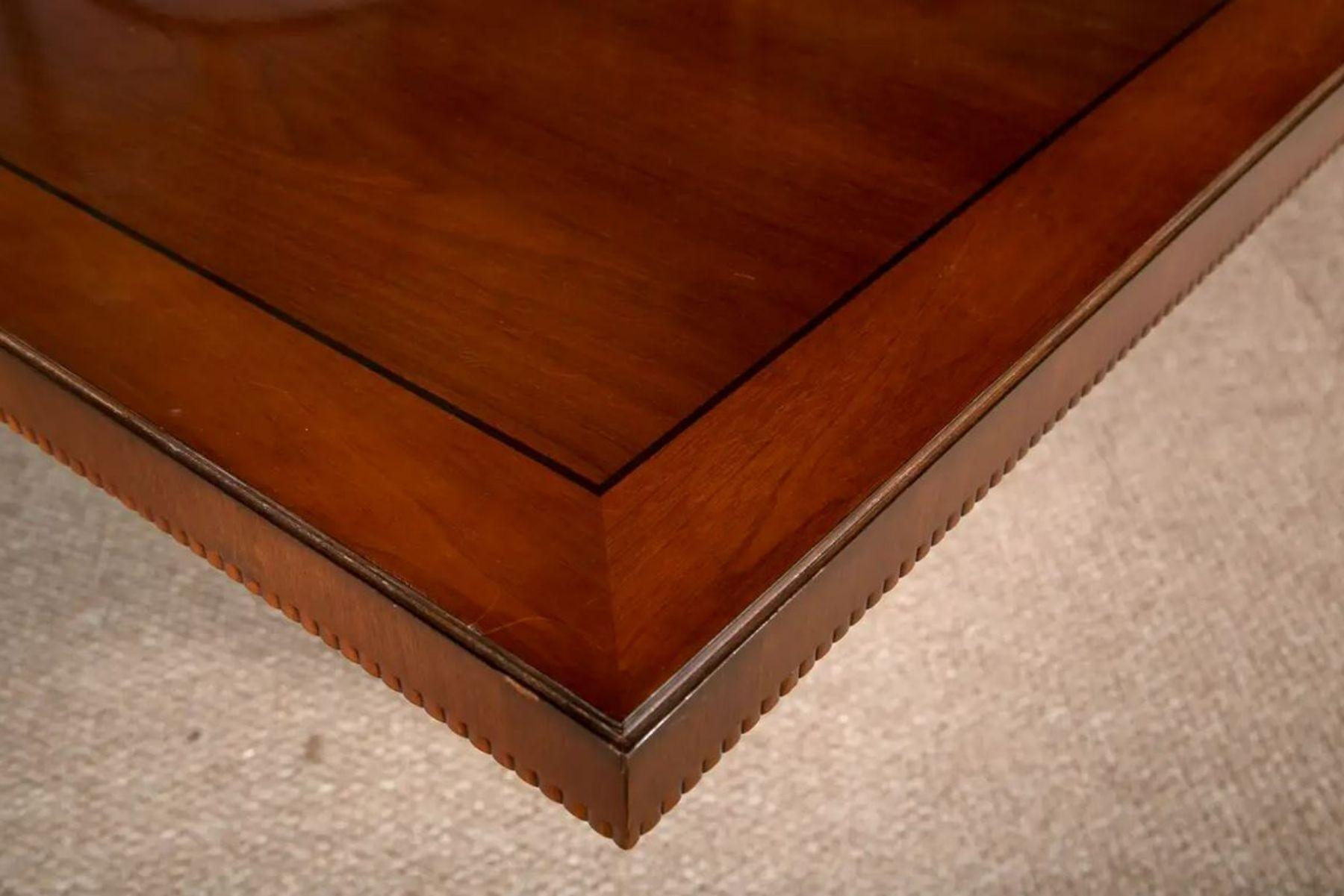Ralph Lauren Modern Hollywood Dining Table Solid Wood Walnut Veneer 1