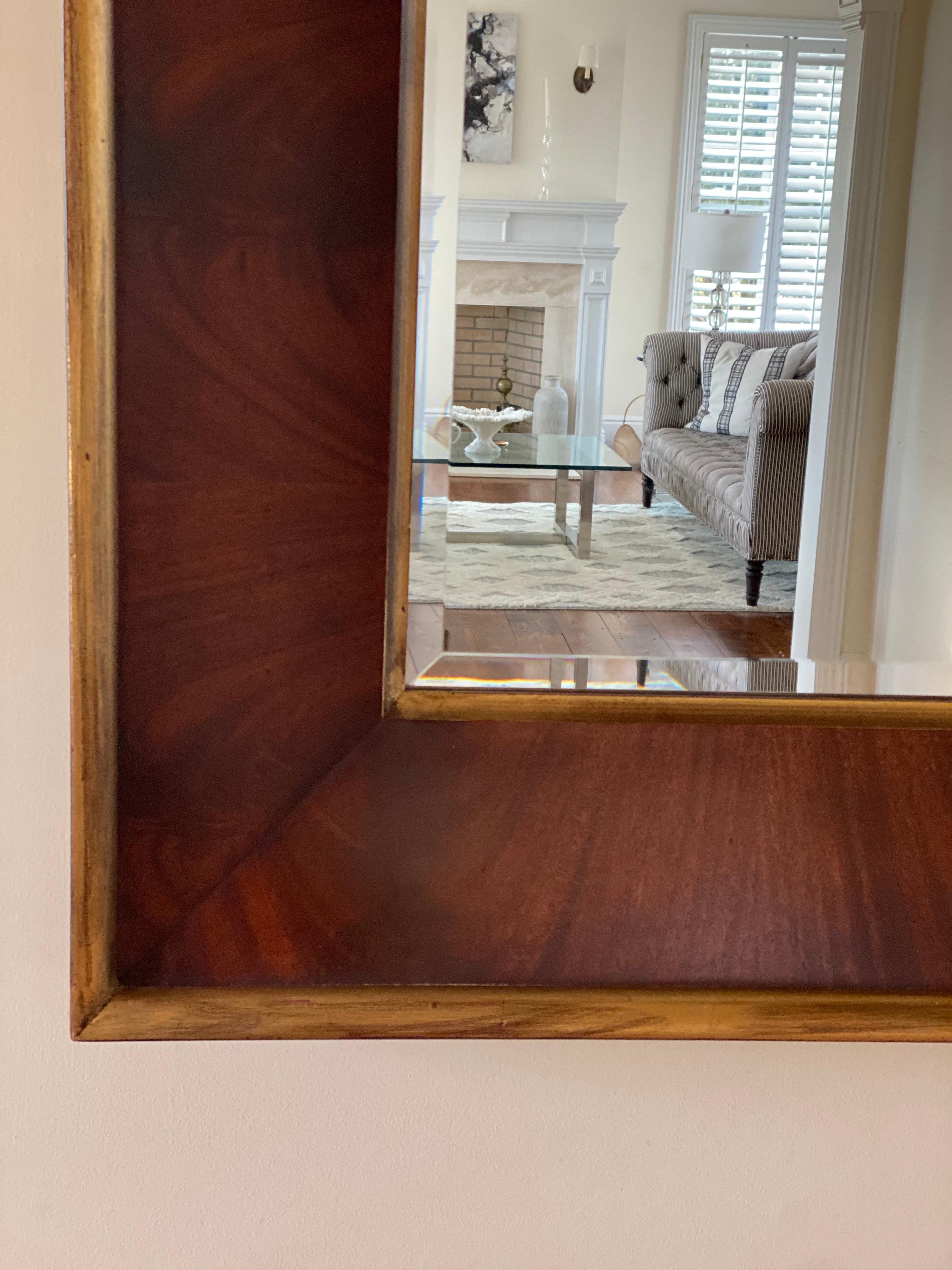 Ralph Lauren Modern Large Beveled Wall Mirror 7