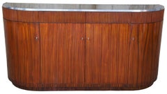 Ralph Lauren Modern Metropolis Demilune Buffet Art Deco Sideboard Bar, 1605-1621