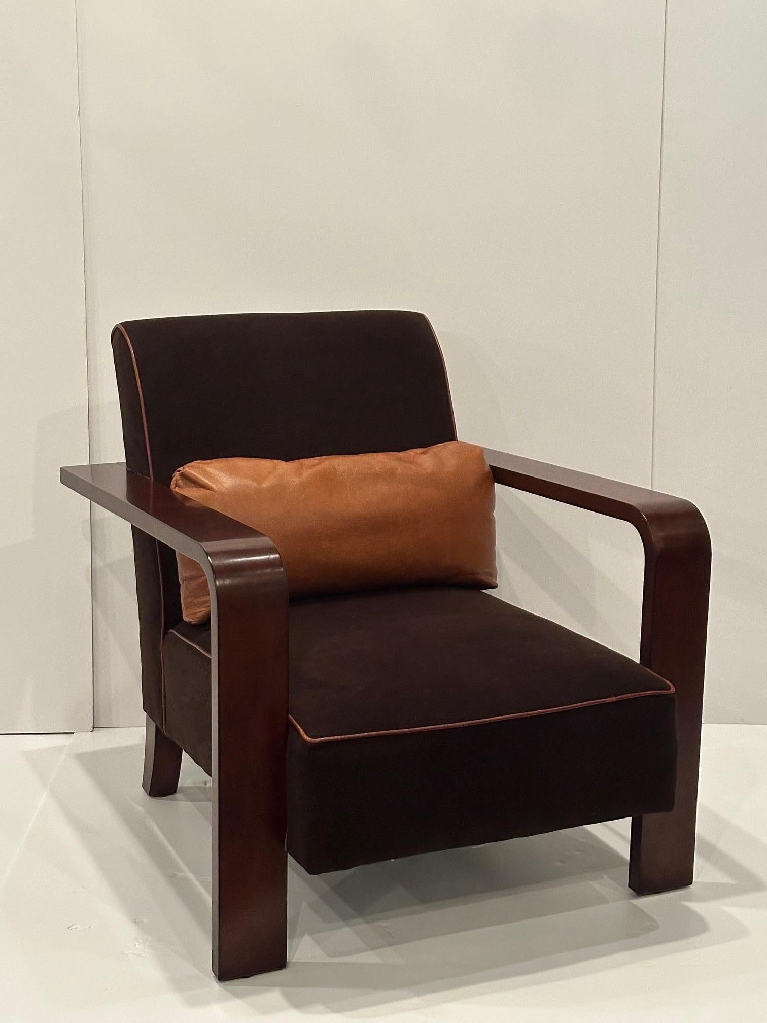 XXI secolo e contemporaneo Poltrona in mogano Ralph Lauren Moderne in vendita