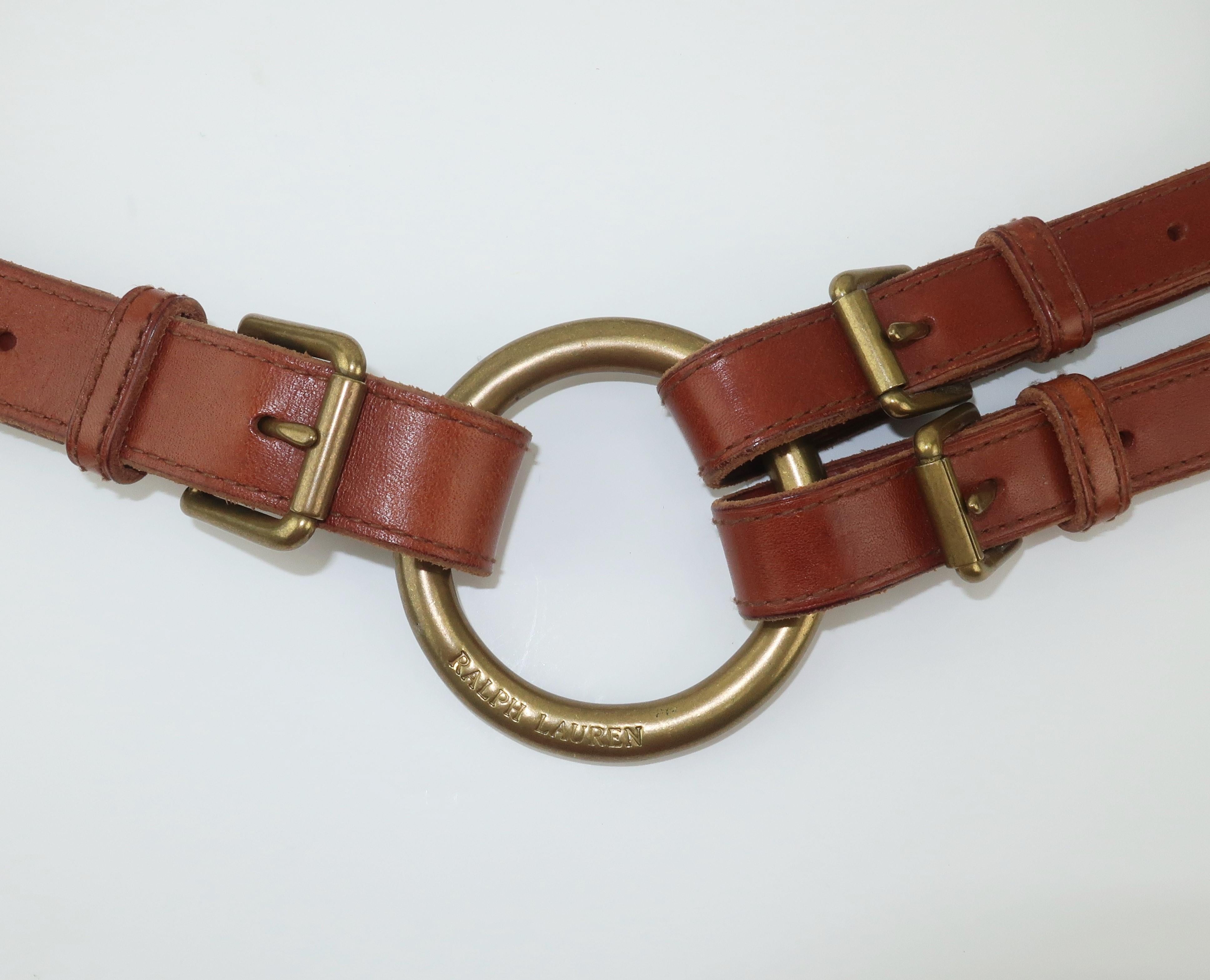 Ralph Lauren channeled a safari look with a nod to Moroccan exoticism in his Spring 2009 collection which included this handsome belt.  It can be worn in a multitude of ways and Mr. Lauren showed it with everything from harem pants to dressier
