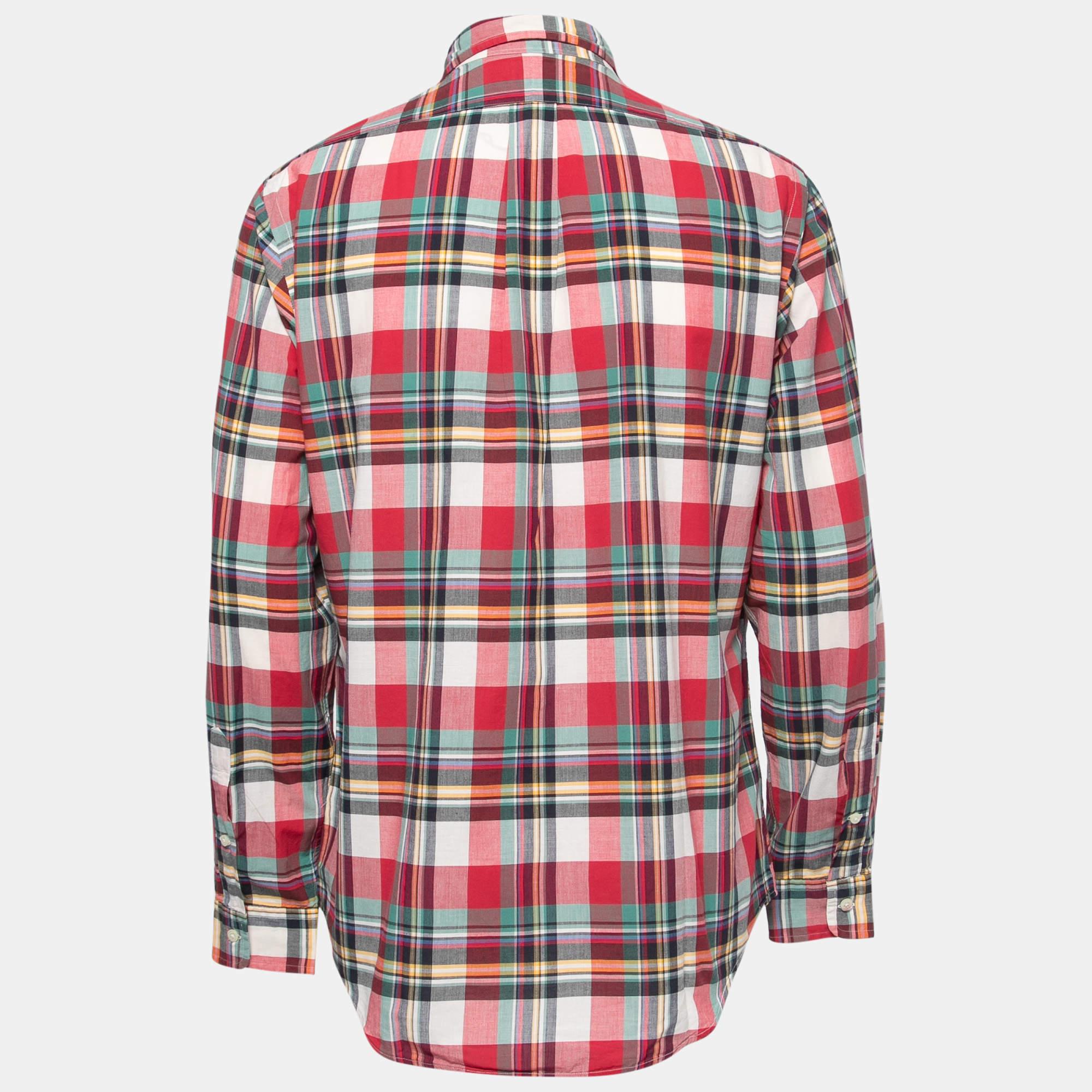 Como las camisas son una parte indispensable del vestuario  Ralph Lauren te trae una creación tan versátil como elegante. Se ha confeccionado en tejido de alta calidad para darle un aspecto y un ajuste con clase.