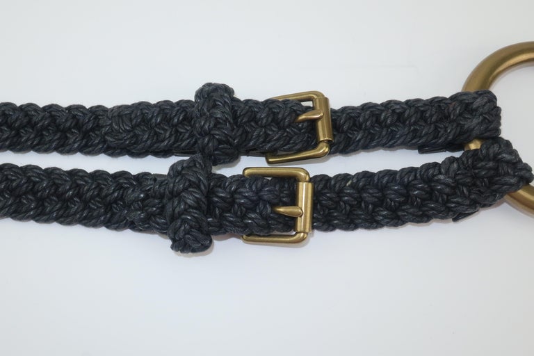 Ralph Lauren Nautical Rope and Brass Ring Belt at 1stDibs  display picture 2