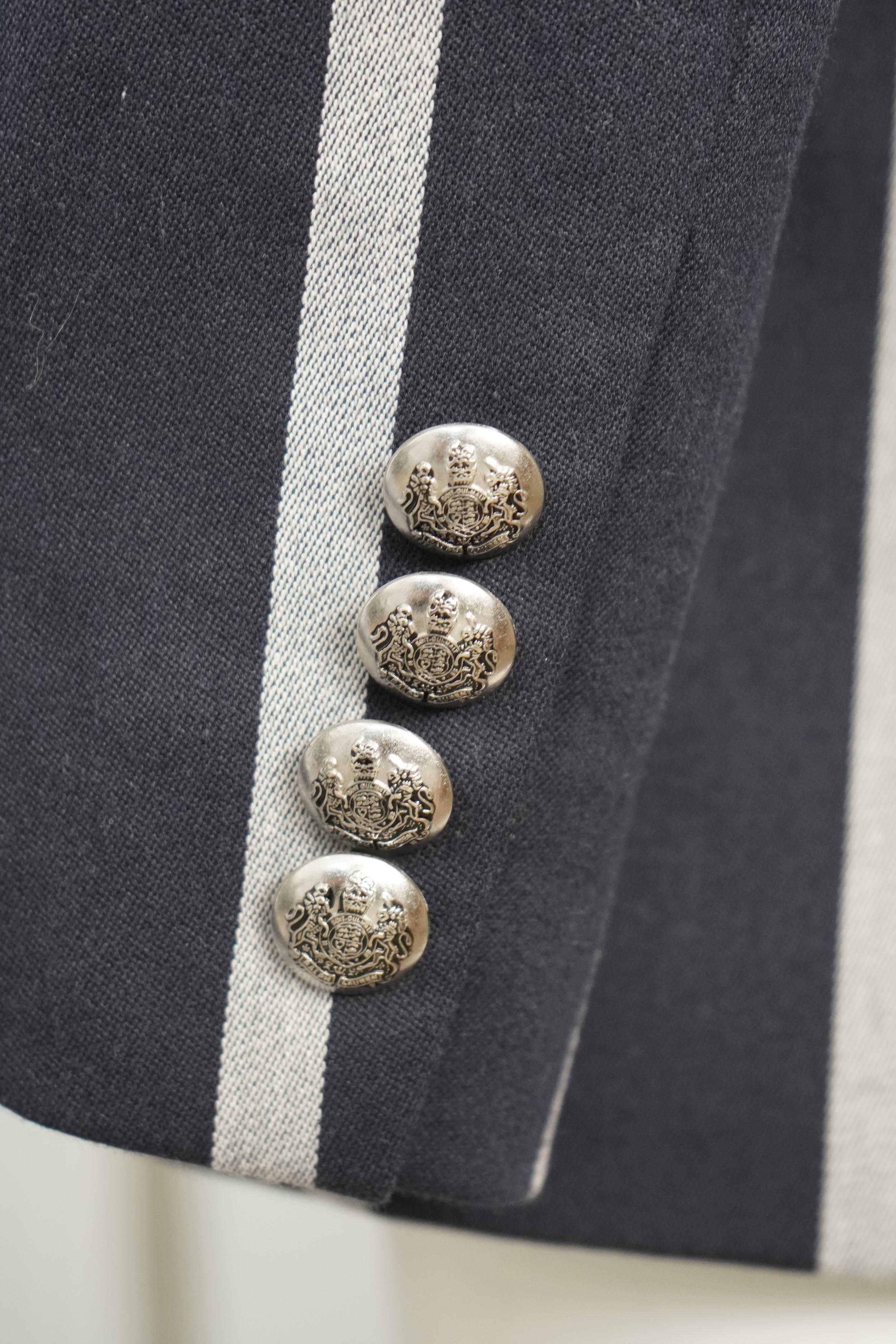 Ralph Lauren Navy striped blazer For Sale 2