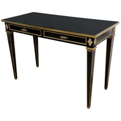 Ralph Lauren Neoclassical Black Console