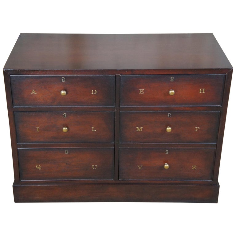 Ralph Lauren New Bohemian Abc Dresser Block Chest Bachelor File Cabinet At 1stdibs