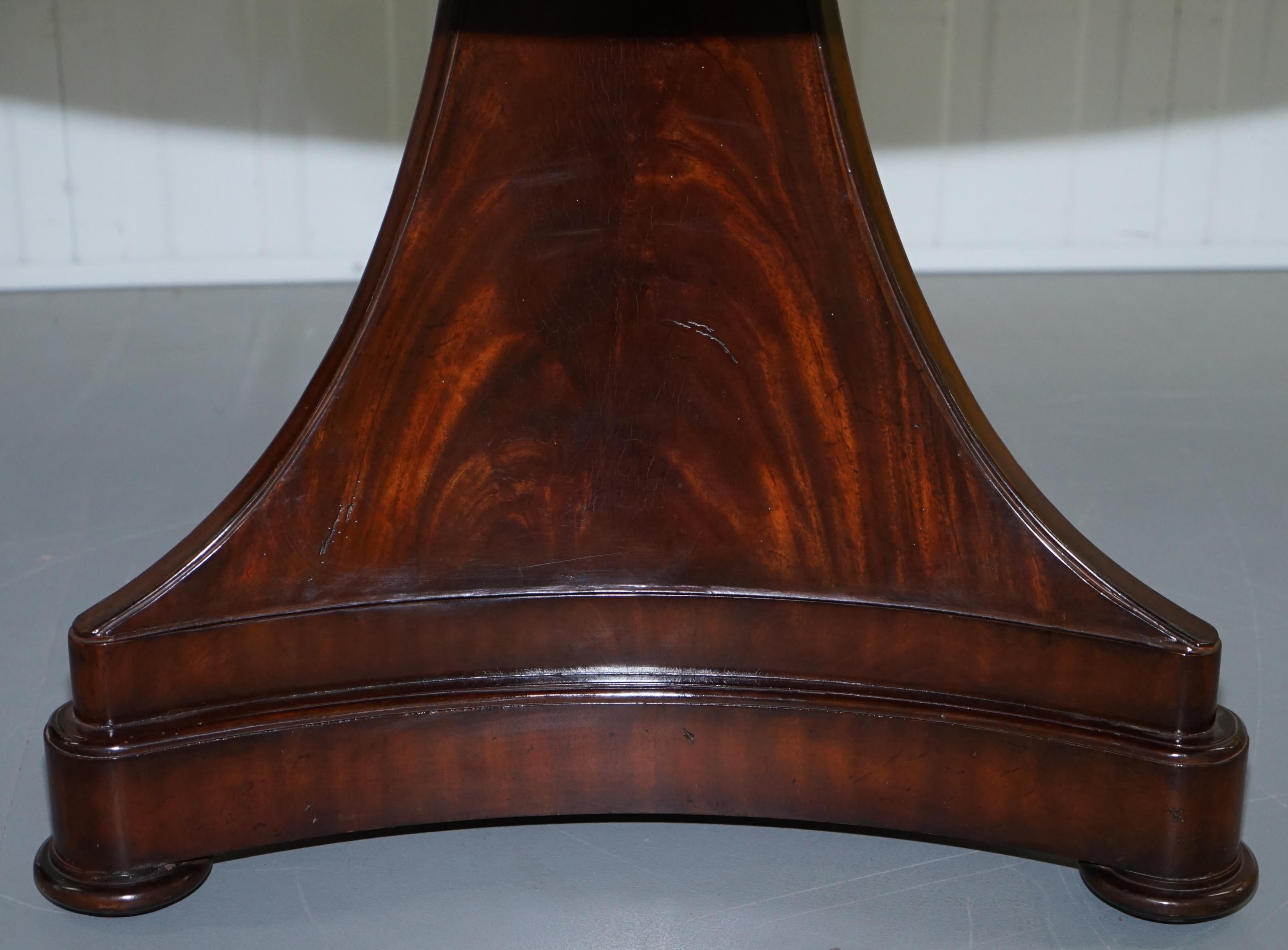 Ralph Lauren New York American Mahogany Centre Table Marble Top 1
