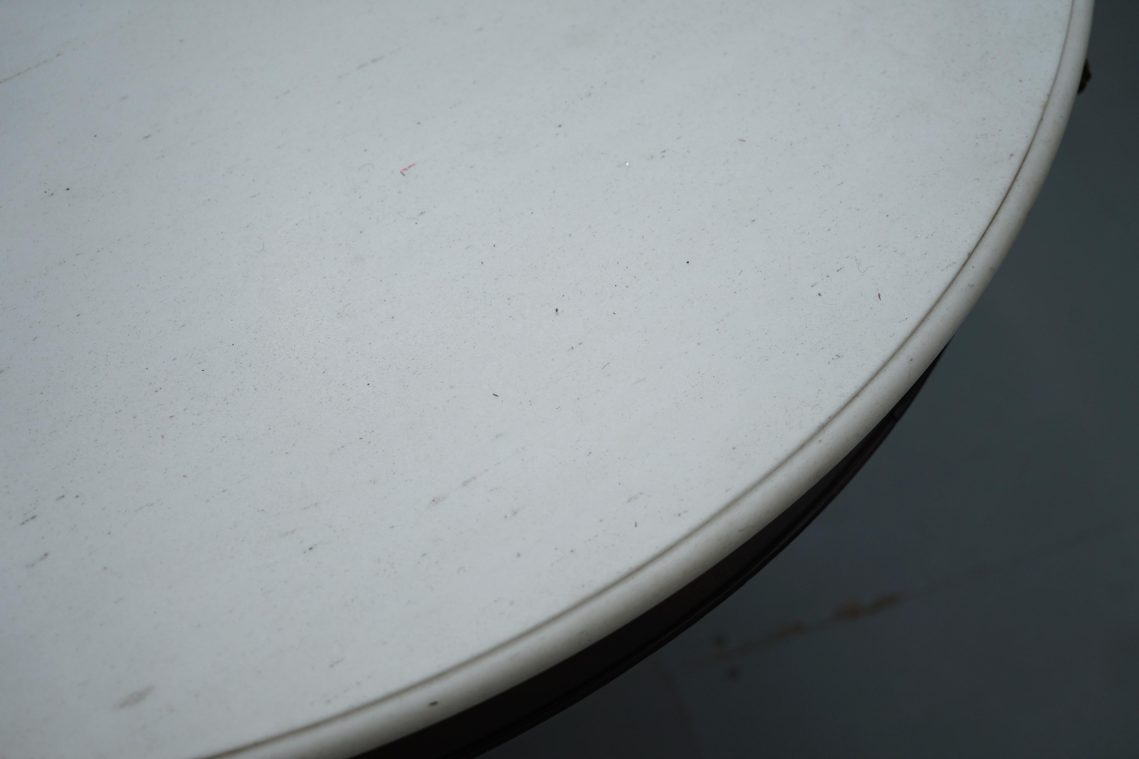 English Ralph Lauren New York American Mahogany Centre Table Marble Top