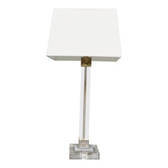 Ralph Lauren Nickel & Glass Lamp