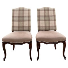 Ralph Lauren Noble Estate Carved Mahogany Dining Side Chair Classic French Style