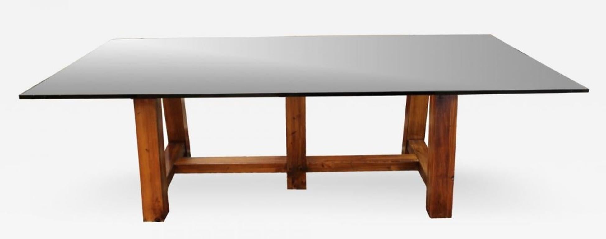 For FULL item description click on CONTINUE READING at the bottom of this page.

Offering One Of Our Recent Palm Beach Estate Fine Furniture Acquisitions Of A

Ralph Lauren Home North Atlantic Coast Dining Table
Featuring a rustic natural pine wood