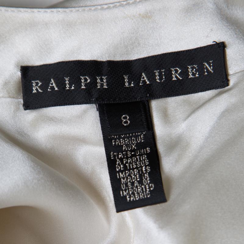 ralph lauren white gown
