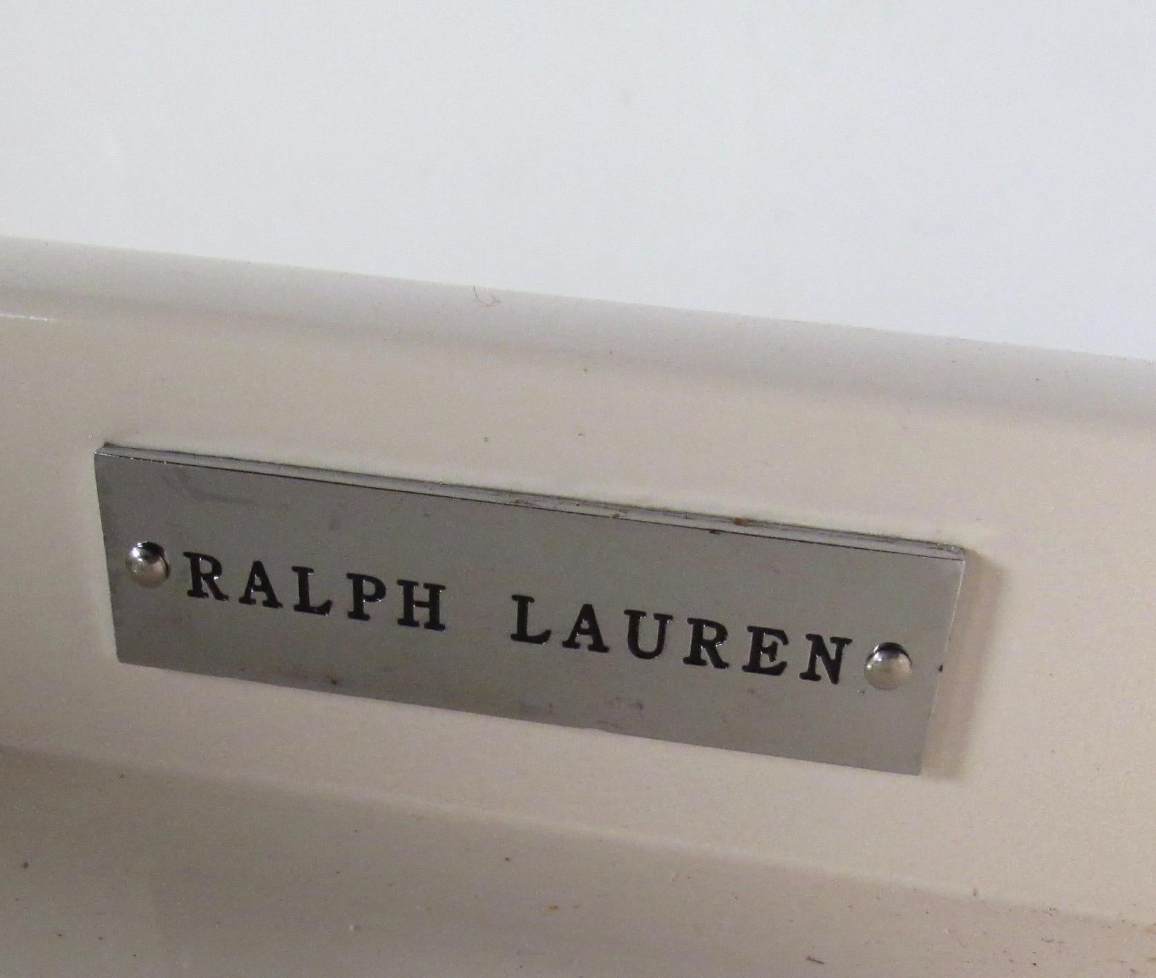 Ralph Lauren One Fifths Paris Desk, Parchment Colored 6