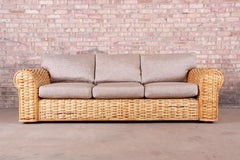 Ralph Lauren Organic Modern Woven Rattan Sofa