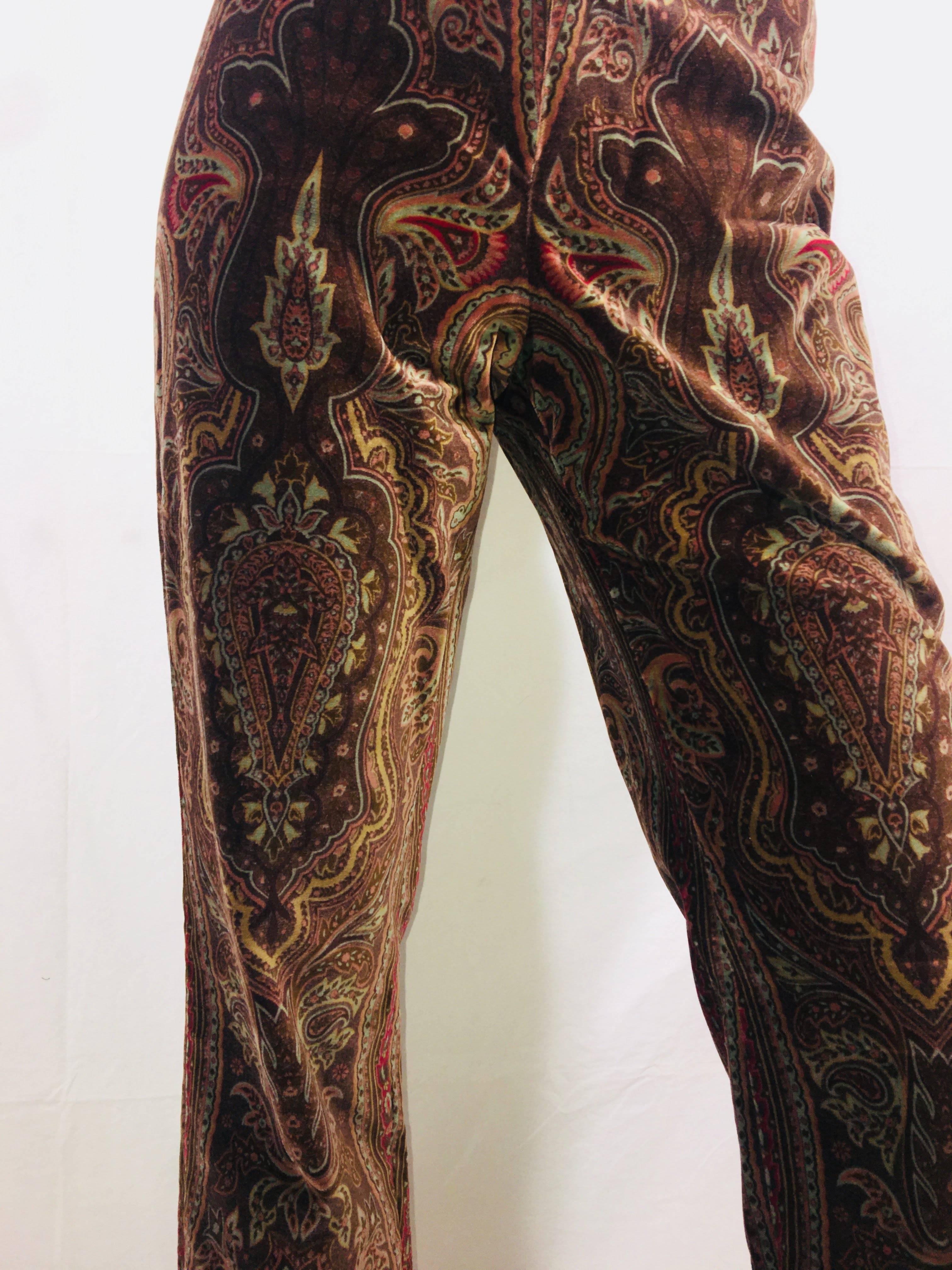 ralph lauren paisley pants